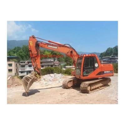 China 15000 KG Doosan DH150LC-7 Excavator Excellent Working Performance 1 Year After Sales for sale