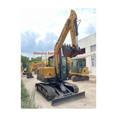 China Sany SY55C Excavador Global Usado com cilindro hidráulico original e 76KW de potência à venda