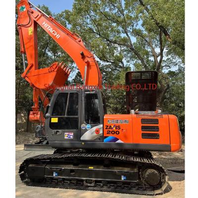 China Buena excavadora de segunda mano japonesa hecha original Hitachi ZX200 en venta