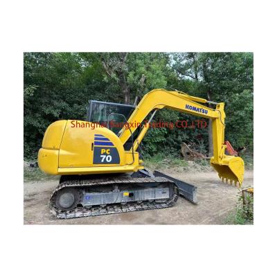 China Second Hand Crawler Excavator Construction Machine Used Machinery Komatsu PC70 for sale