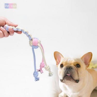 China Amazon Tennis Cotton Rope Viable Hot Selling Pet Toy Dog Toys For Chewing for sale