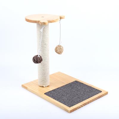 China Eco-friendly Cardboard Style Cat Viable Warm Pet Supplies Wooden Scratcher for sale