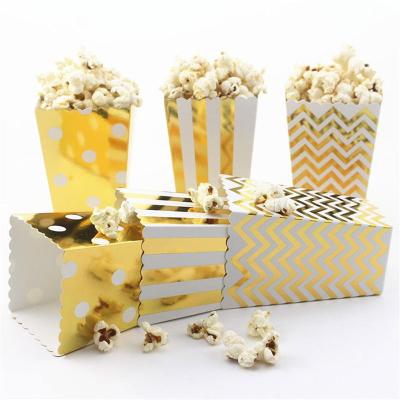 China Biodegradable Cheap Custom Foldable Paper Packaging Boxes Custom Paper Chicken Popcorn Popcorn Packaging Box for sale