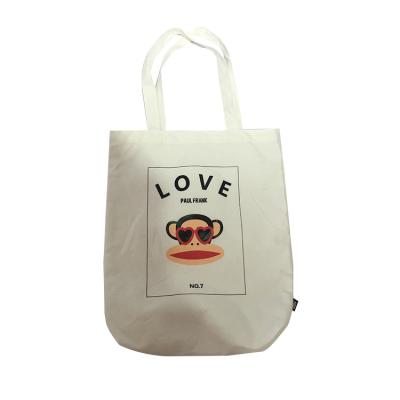 China Custom Folding China Logo Printed Canvas Cotton Tote Bag for sale