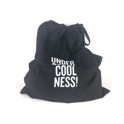 China China Factory Original Cotton Canvas Tote Bag Folding Drawstring Dust Bag For Sports for sale