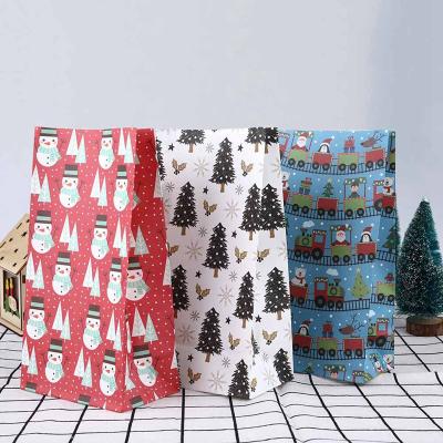 China China Wholesale Recyclable Eco Friendly Food Packaging Gift Bag Merry Christmas Gift Bag for sale