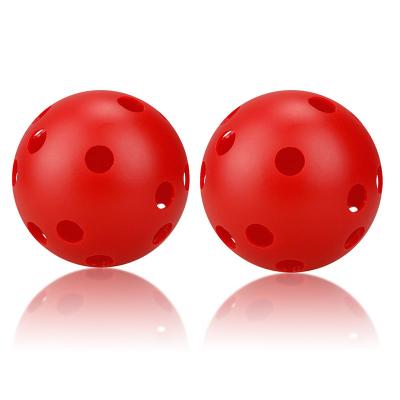 China Special Design Dura Cavity PE Airflow Design (Hard) Balls Quickly Forming 26 Holes 72mm Pickleball Balls for sale