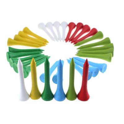 China 42 Mm Plastic Colorful Factory Price Customized Logo Top Quality Bamboo Golf Tees for sale