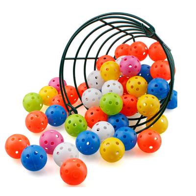 China 50pcs Metal Material Golf Ball Container Stocked Golf Ball Basket for sale