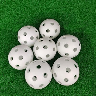 China EVA (Super Soft) 26 Holes Soft Core Plastic Baseball Balls Sufficient Elasticity Outdoor Or Indoor Training Balls 72mm for sale