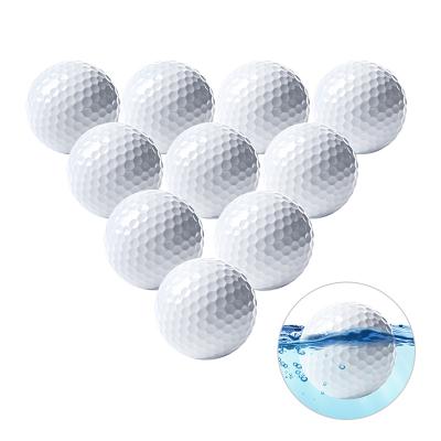 China Synthetic Rubber + Wholesale Dupont Surlyn Two Layer Surlyn Cover Practice And Play Floating Golf Balls for sale