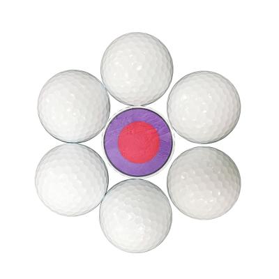 China Synthetic Rubber + Resin + PU Cover Layer PU Polyurethane Distance Tournament Wholesale High Quality Golf Balls Four for sale