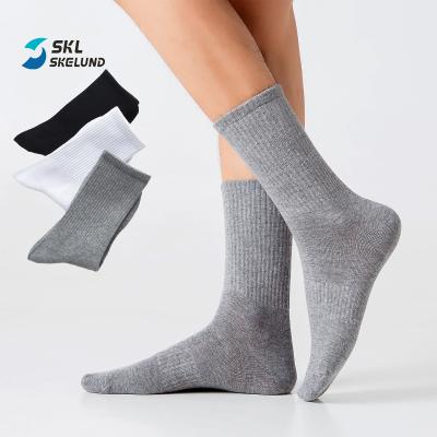 China Pure Color Cotton Business Dress Sock Wholesale QUICK DRY Men Dress Socks Mid Calcetines Calcetines Patterned Custom Socks for sale