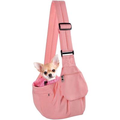 China Pet Breathable Adjustable Travel Backpack Dog Folding Shoulder Strap Carry Bag for sale