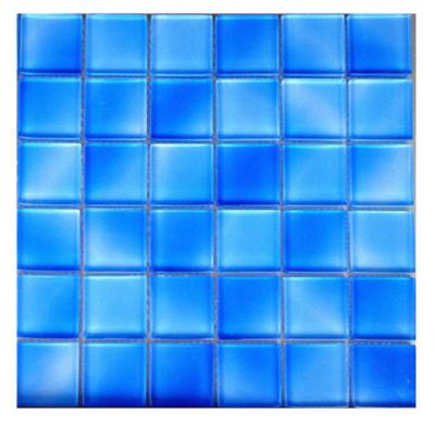 China Parquet mosaic bathroom tiles, green mosaic glass, wall and floor tiles for home decor for sale