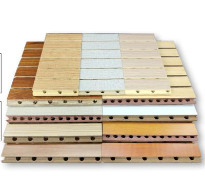 China Traditional wooden fluted sound barrier for wall and ceiling for sale