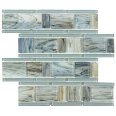 Chine Floor Diamond Square Decoration Mosaic Slab Pattern Glass Luxurious Home Mosaic For Bathroom Kitchen Room à vendre