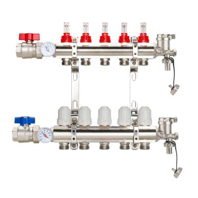 China DR-1401A Brass Manifold Under Floor Heating Floor Manifold With Flowmeter The Top Pick for sale