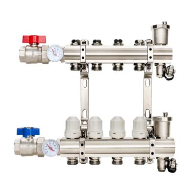 China Maximize Heating Efficiency with Modern Design Brass Underfloor Heating Manifold for sale