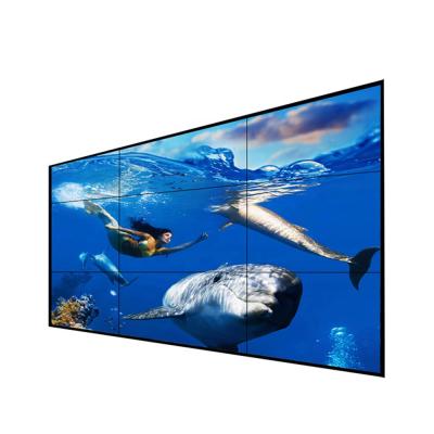 China Indoor cheap video wall 46inch/49inch/55inch led panels video wall 2mm led panels video wall for sale