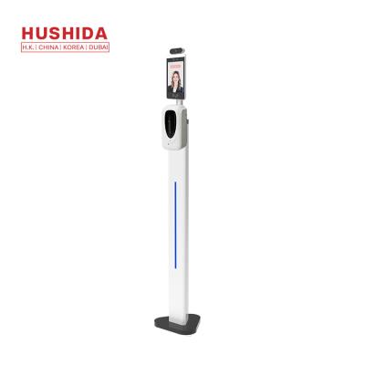 China 8 Inch Face Recognition Temperature Device With Automatic Hand Sanitizer Dispenser Spray 8 Inch for sale