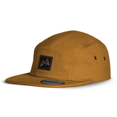 China Custom Unstructured 5 7 Panel Baseball Caps Flat Brim Nylon Cap for sale