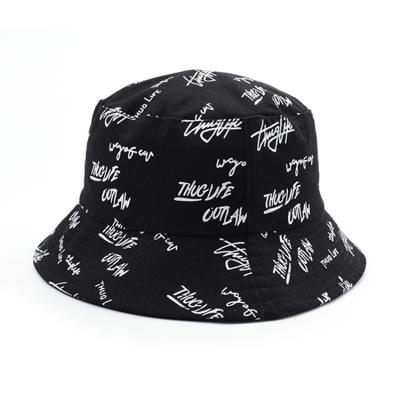 China custom logo summer hat cheap price embroidered bulk fishing reversible travel bucket hat for sale