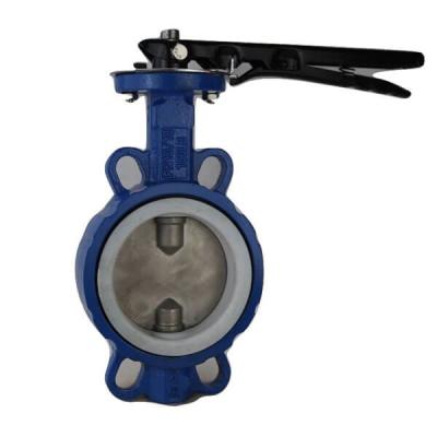 China Gear Operated Wafer Type Butterfly Valve , Wafer And Lug Type Butterfly Valves for sale