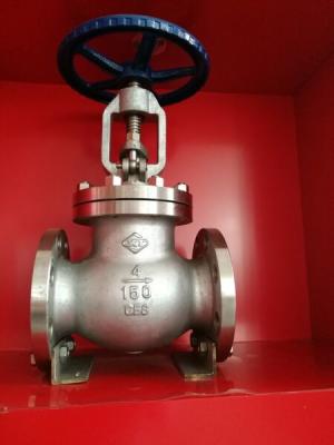 China SS304 PN16 1 Inch Water Globe Valve Flange Ends Regulating ANSI Standard for sale