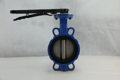 China 2 Inch Wafer Type Butterfly Valve , Wafer Butterfly Check Valve Hand Lever for sale