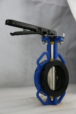 China Ductile Gear Operated Wafer Pattern Butterfly Valve PN10 PN16 Zero Leakage for sale