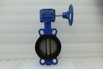 China Cast Iron Rubber Lined Butterfly Valve Stainless Steel 150 Class CF8 Disc for sale