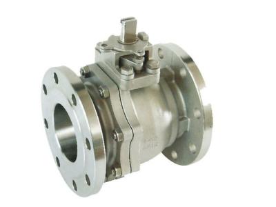 China DN32 A216 WCB Ball Valve Flange Type 150 Class Pressure Energy Saving for sale