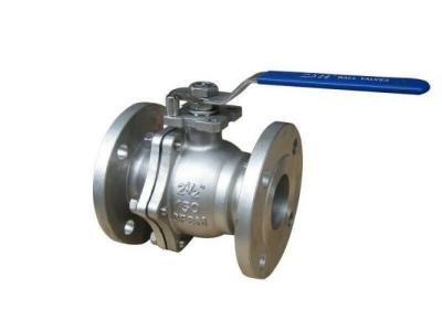 China 150 Class Cast Steel Ball Valve / Stainless Steel Flanged Ball Valve for sale