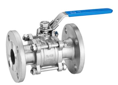 중국 두 배는 가득 차있는 구멍 공 벨브 PTFE ANSI 증명서를 밀봉하는 플랜지를 붙였습니다 판매용