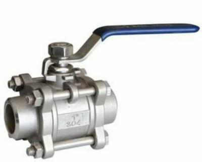 China 4 Inch Forged Stainless Steel Ball Valve , 3 Piece Stainless Ball Valve for sale