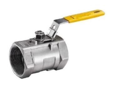 China Three Piece Thread Stainless Steel Ball Valve / 3 Full Port Ball Valve for sale