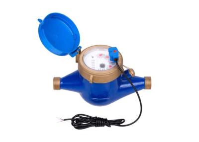 China Electronic Water Flow Meter With Pulse Class B Brass Body Material for sale