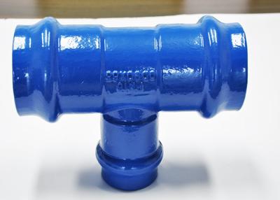 China Blue Ductile Cast Iron Gas Pipe Fittings Environmental Protection for sale