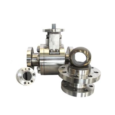 China ASTM A182-F316H+CCC floating stainless steel flange ball valve for sale