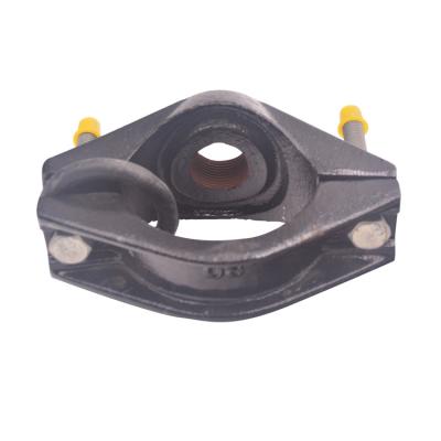 China 110Mm Clamps Hdpe Pipe Saddle Joint Lede Grooved Fitting Anti Corrosive Coating for sale