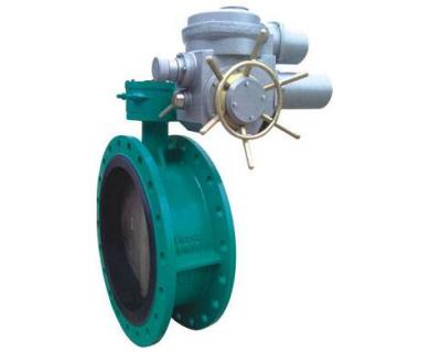 China Electric Flanged Cast Steel Butterfly Valve DN450 With Motor 230V 50Hz for sale