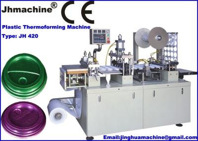 China Hot sale Plastic Cup lid Thermorforming Machine high efficency for Jelly cup and Milk cup for sale