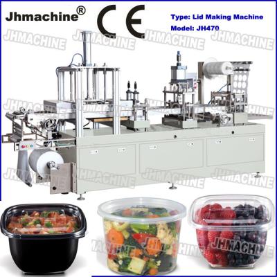 China PP Material automatic plastic thermoforming machine for lid/cover/tray/lunch box for sale