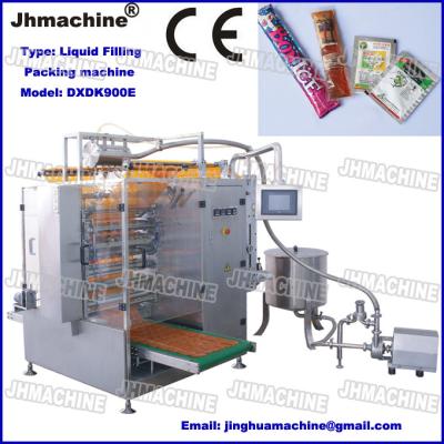 China Multy Lane Sachet Pounch Four side Seal Filling and Sealing Machine for Liquid for sale