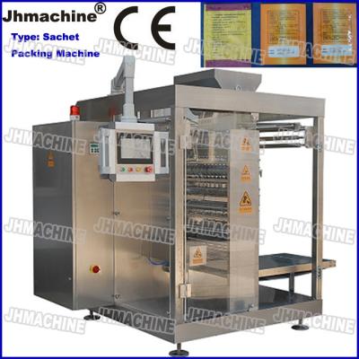 China Big Capacity Multy Lane Four side seal Sachet Packing machine for Granule for sale