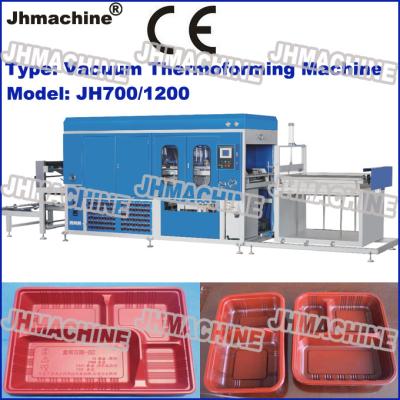 China Hot Sale Automatic PS Plastic sheet Vacuum Thermoforming Machine For Biscuit Trays for sale