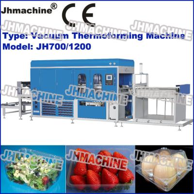 China Hot Sale Automatic PE Plastic sheet Vacuum Thermoforming Machine For Fruit Trays for sale