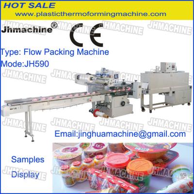 China Automatic Flow Packing Machine Within Shrink tunnel For Food Products Hot sale for sale