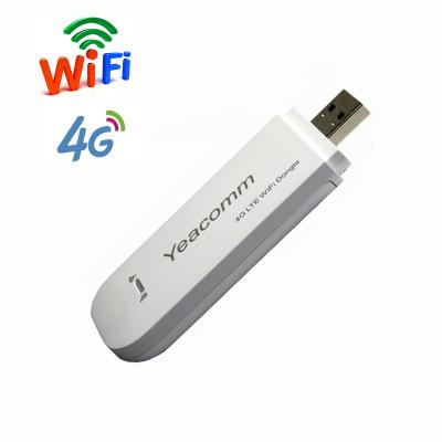 China SOHO Yeacomm D21 3g 4g hotspot mini LTE 4G dongle usb wifi modem with sim card slot for sale